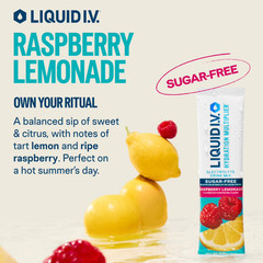 Liquid I.V. Raspberry Lemonade Hydration Multiplier, 12 stiks, ( 3 pack )