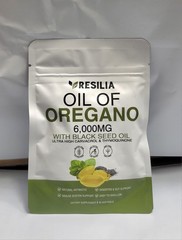Resilia Oil of Oregano 6000mg with Black Seed Oil Softgels – 60 Capsules 1xPk
