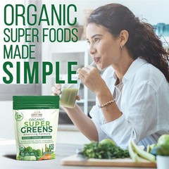 Country Farms Super Greens Natural Flavor, 50 Organic 15.87 Ounce (Pack of 1)
