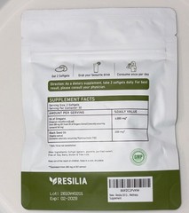 Resilia Oil of Oregano 6000mg + Black Seed Oil Softgels 60 Gut & Immune