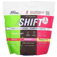 Real Ketones BHB SHIFT Variety Pack, 3 Flavors, Pick Your Flavor, Exp 28