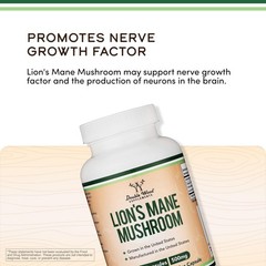 Organic Lions Mane Mushroom Capsules 120 Count, for Focus Support and Immune …