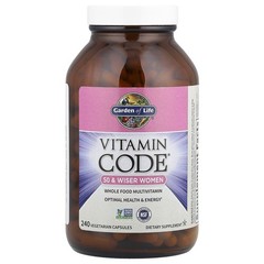 Garden Of Life Women’s Vitamin Code 50 And Wiser, 240 Capsules 10/2027