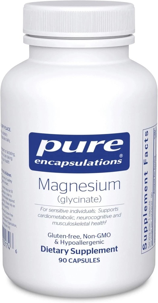 Pure Encapsulations Magnesium (Glycinate) – Supplement to Support Stress Relief-