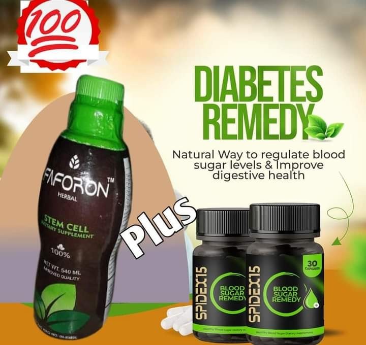 Faforon & Spidex15 Stem Cell Dietary Supplement Blood Sugar Support is natural