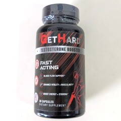 GETHARD™ Male Performance + MULTIVITAMIN Increase Size Strength 30 Ct Exp 3/2029