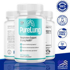 (2 Pack) PureLung Advanced Lung Support Supplement Pure Lung 120 Capsules