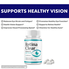 (2 Pack) Retina Clear Capsules, RetinaClear Eye Health Support (120 Capsules)