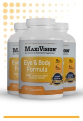 MaxiVision® (Formerly MedOp) Eye & Body Formula – 90 Capsules