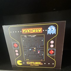 G FUEL Pac-Man Collectors Box Tub Shaker and Lights up