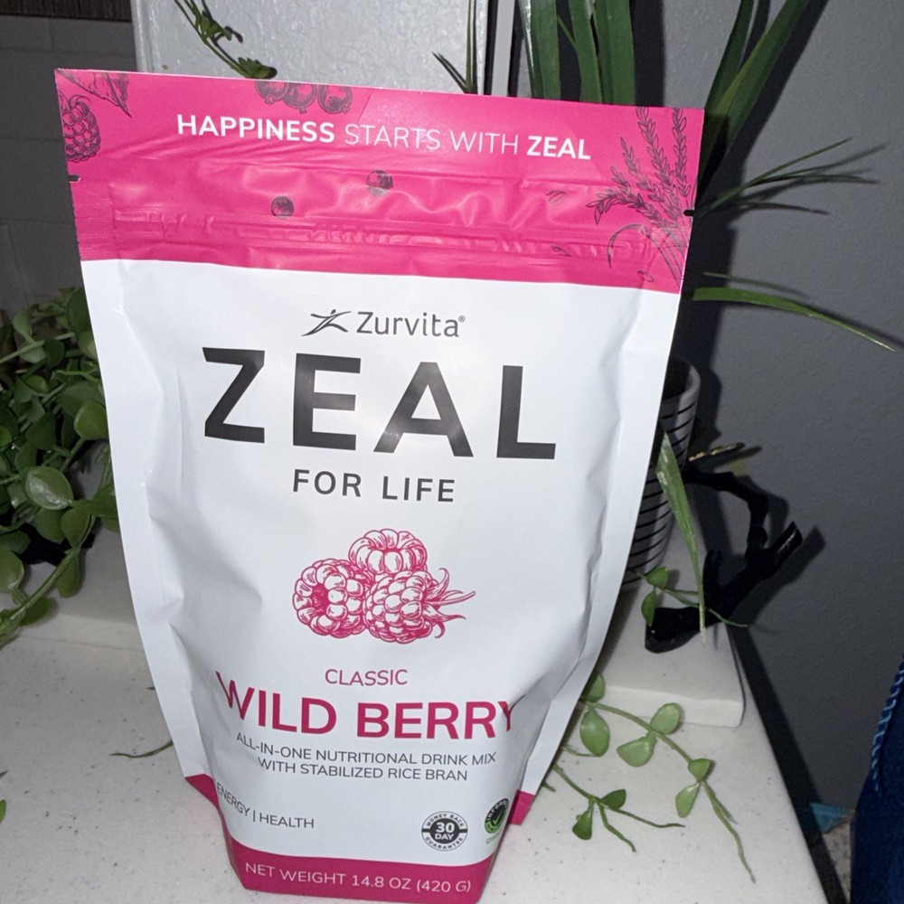 Zurvita Zeal for Life 30-Day Wellness Bag, 420 Grams, Wild Berry Classic New