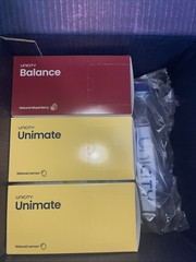 Unicity Unimate Lemon 60 Pkt And 30 Balance 02/28 SEALED