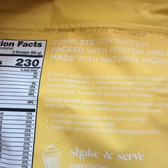 USANA Nutrimeal Meal Replacement Shake – French Vanilla(2 packs) Exp:10/24/2026
