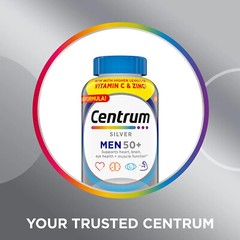 Centrum Silver MultiVitamin MultiMineral Complete Vitamin 275 Tabs Men Over 50+