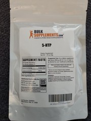 BulkSupplements 5-HTP Powder (5-Hydroxytryptophan) 200mg. Net Wt. 1.78 Oz 50g