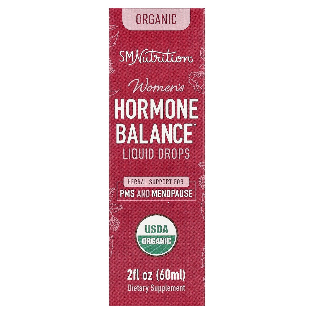 2 X SMNutrition, Women’s Hormone Balance Liquid Drops, Alcohol Free, 2 fl oz (6