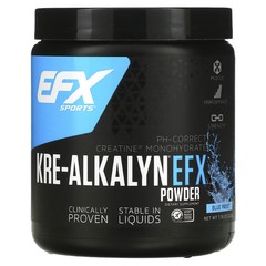 2 X EFX Sports, Kre-Alkalyn EFX Powder, Blue Frost, 7.76 oz (220 g)