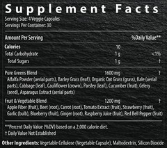 AUTHENTIC KaraMD Pure Nature Greens Fruit Vegetable Superfood 120 Ct Exp 01/2026