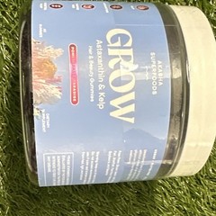 Akasha Superfoods GROW Astaxanthin Kelp Hair Beauty Gummies 60 Pomegranate
