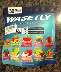 WASETLY Electrolytes Hydration Drink Mix Powder Sugar-Free 30 Sticks