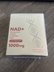 Zooone NAD+ Resveratrol CoQ10 D-Ribose PQQ 1000mg 30 packets 10.56 oz Exp 11/27