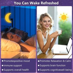 10mg Non-Habit Forming Melatonin with L-Glycine – 120-Day Sleep Support Supply