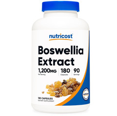 Nutricost Boswellia Extract 180 Capsules for 90 Servings Per Bottle – Gluten Fre