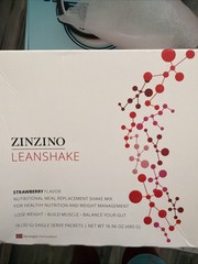 Zinzino LeanShake Strawberry Whey Protein Powder Lean Body Shake Muscle 16 x 30g