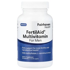 2 X Fairhaven Health, FertilAid� Multivitamin for Men, 90 Capsules