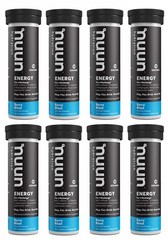 Nuun, Daily Hydration, Energy, Berry Blast 10 tablets, Pack of 8, EXP 06/27