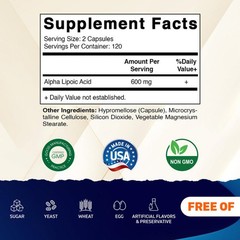 L-Glutathione 500mg 50 Caps Reduced No Gluten/Non GMO