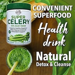 Country Farms, Super Celery Powder Unflavored, 11.3 Oz pack of 2