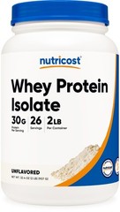 ✅ Nutricost Whey Protein Isolate (Unflavored) 2LBS – Protein Powder ✅