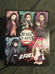 Gfuel Demon Slayer Collector’s Box Shaker + Tub G FUEL