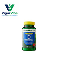 Spring Valley Vitamin D3 5000 IU Fast Dissolve Tablets Strawberry 90 Count