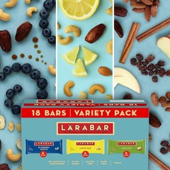 Real Ingredients: Larabar Fruit Lovers 18 Ct Variety Pack – 28.8 oz