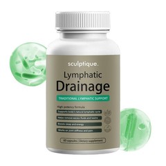 3 Packs Sculptique Lymphatic Drainage Capsules, Lymphatic Drainage, 60 Capsules