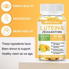 Eye Health Supplement, Lutein and Zeaxanthin, Vision Health, Eye Strain Support