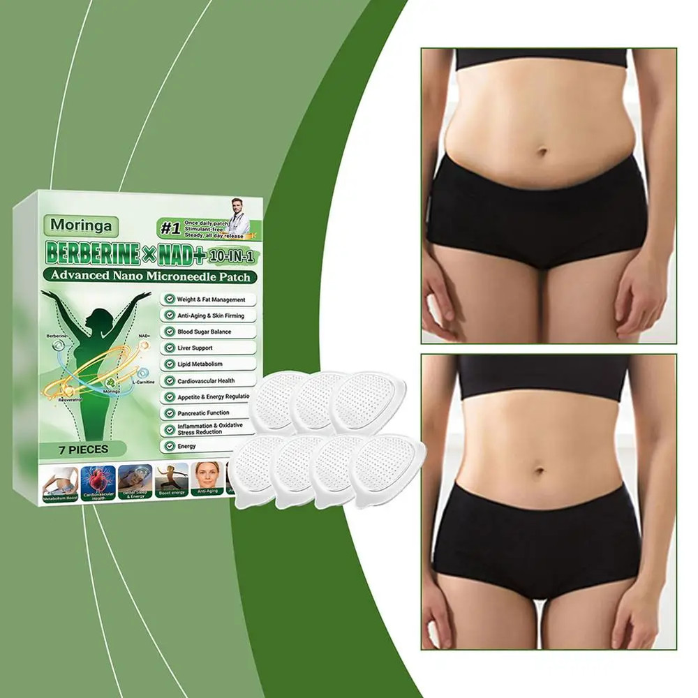 Nano Microneedle Patch Body Skin Care Pain Relief Patch 7pcs 1 Box