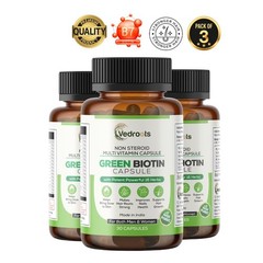 Ved.roots Green Biotin 30 Veg Tablets Pack of 3