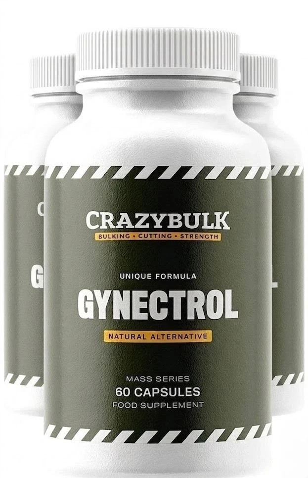 Crazybulk Gynectrol Natural Alternative 60 Capsules | Pack of 3 | Free Shipping