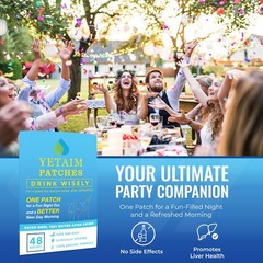 Yetaim Recovery Patches For Women Men 48-Pack Energy Boost Recovery – Day Night