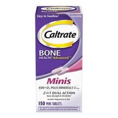 Caltrate Minis 600 Plus D3 Minerals Calcium and 150 Count (Pack of 1)