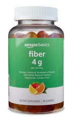 Amazon Basics Soft Fiber Gummies for Digestive Health 90 count (Pack of 1)