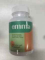 Emma Gut Health Supplement | Bloating Relief | Gut Regularity | 60 Capsules