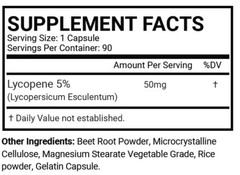1 Bottle Lycopene 50mg Prostate Support Health Supplement