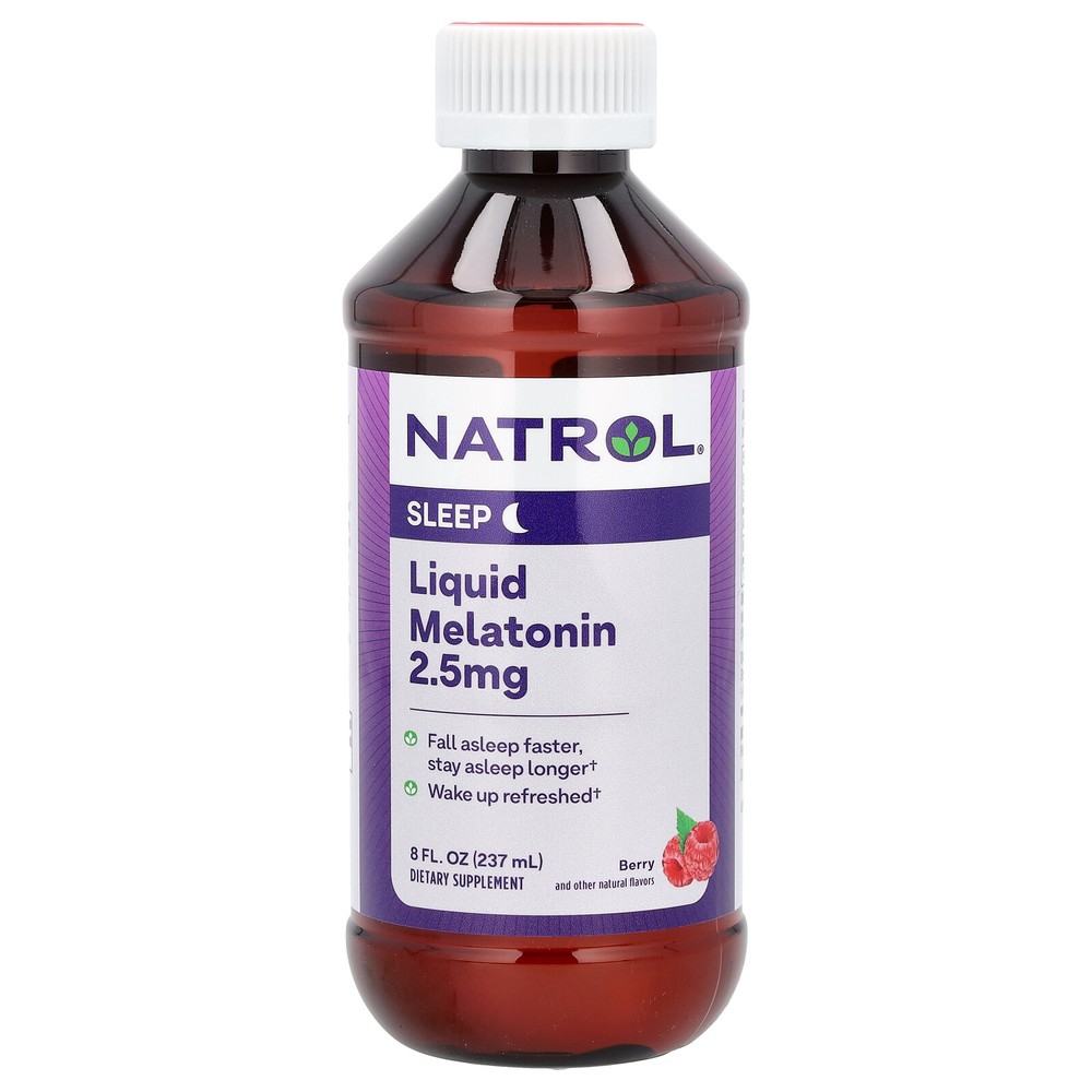 Liquid Melatonin, Sleep, Berry, 2.5 mg, 8 fl oz (237 ml)
