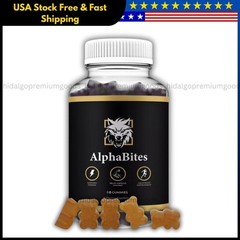 Bites Alpha Gummies AlphaBites Max Performance Gummy (2 Month Supply) 60 Gummies