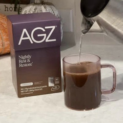 AGZ Nightly Rest & Restore Sleep Support Drink Mix 30ct Chocolate 13.8oz