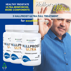 HALLPROST ULTRA – Prostate Supplement for Men – Healthy urine Flow – 60 cap